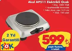 AKEL AP511 ELEKTRİKLİ OCAK AKEL AP511 ELEKTRİKLİ OCAK